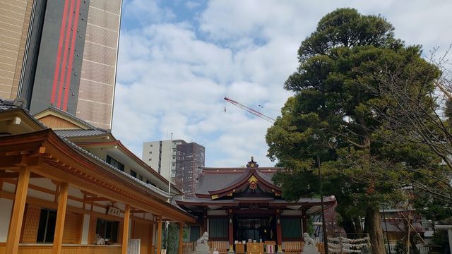蒲田八幡神社の境内