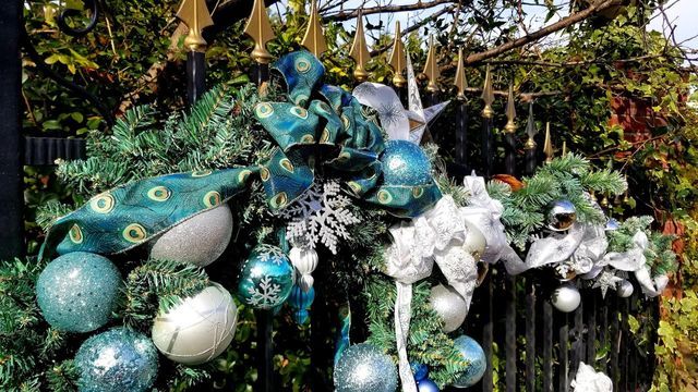 イングリッシュガーデンXmasの飾り