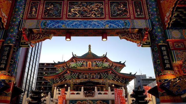 横浜中華街/媽祖廟