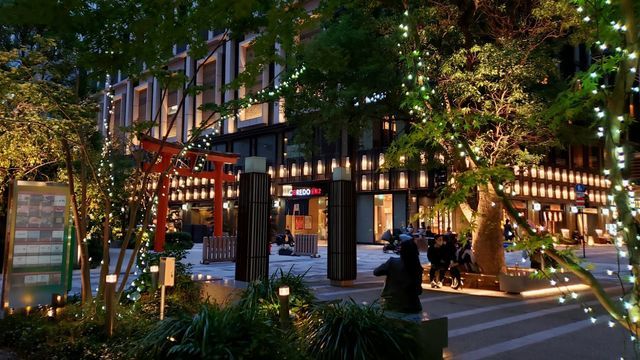 福徳神社の夜景