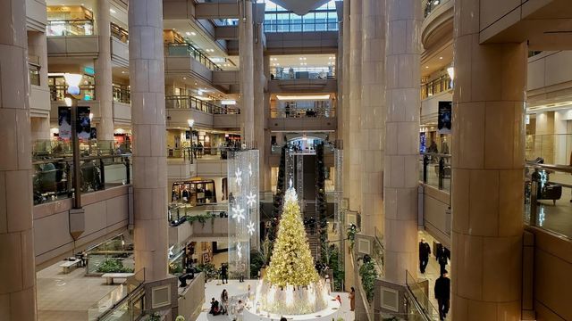 ランドマークタワーのXmasツリー