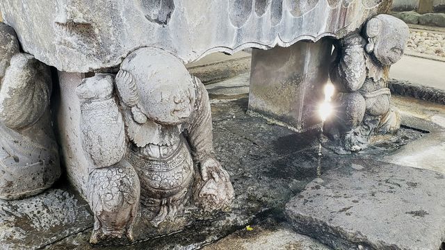 溝口神社の手水舎