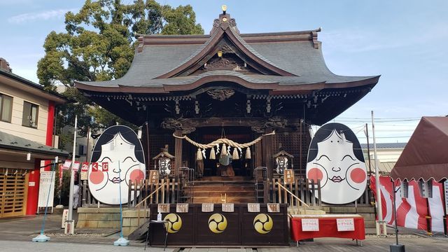 溝口神社の拝殿