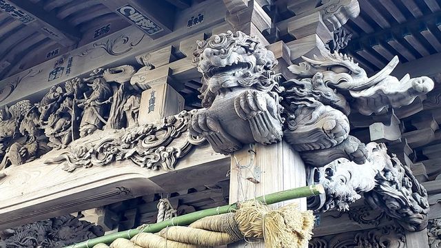 大瀬神社の拝殿