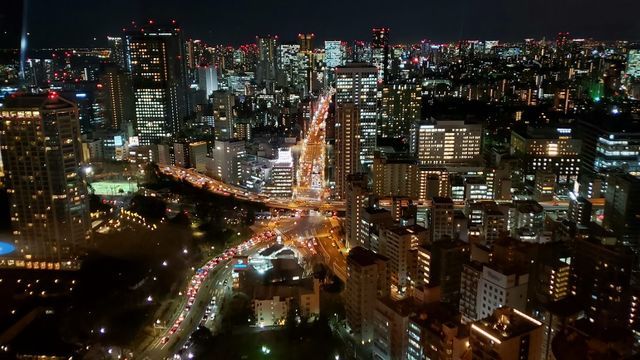 東京タワーからの夜景