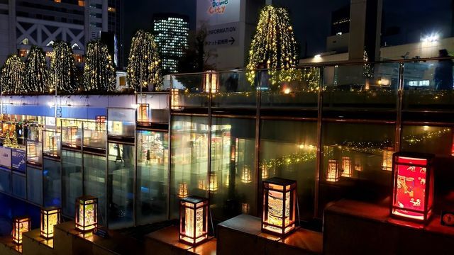 東京ドームシティのウインターイルミネーション