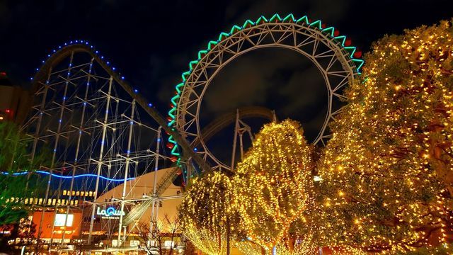 東京ドームシティのウインターイルミネーション