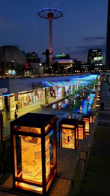 東京ドームシティのウインターイルミネーション