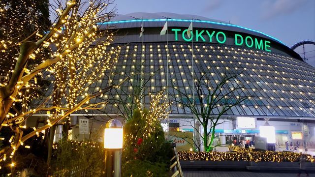 東京ドームシティのウインターイルミネーション