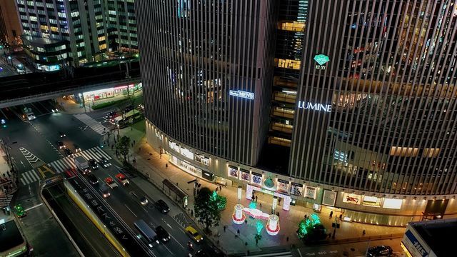 東急プラザ銀座キリコテラスからの夜景