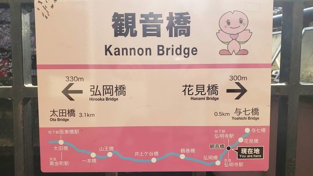 大岡川プロムナードの桜