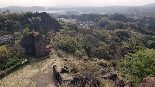 鷹取山公園展望台からの眺望