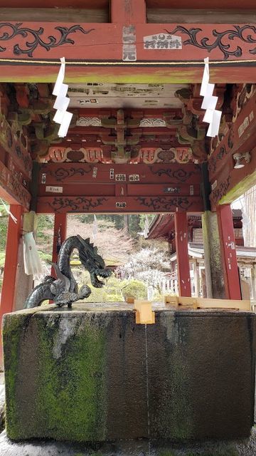 北口本宮浅間神社の手水舎