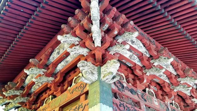 北口本宮浅間神社の境内