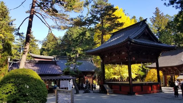 北口本宮浅間神社の境内