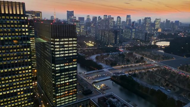 丸ビルからの夜景