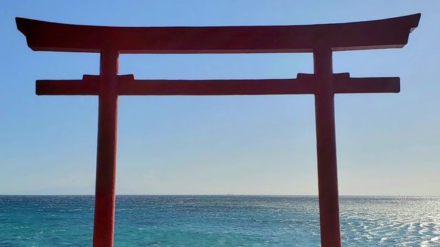白浜神社の鳥居