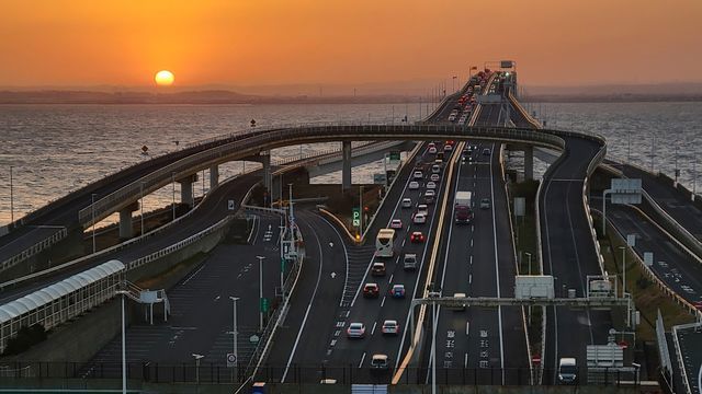 富士上空からの東京湾と御来光 富士上空からの東京湾と御来光 インテリア/家具