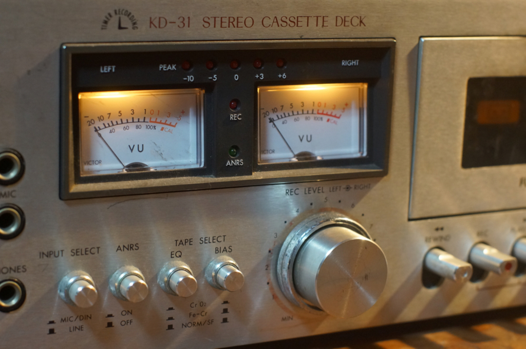 ビクターの古いカセットデッキ KD-31 - 古いものが好き