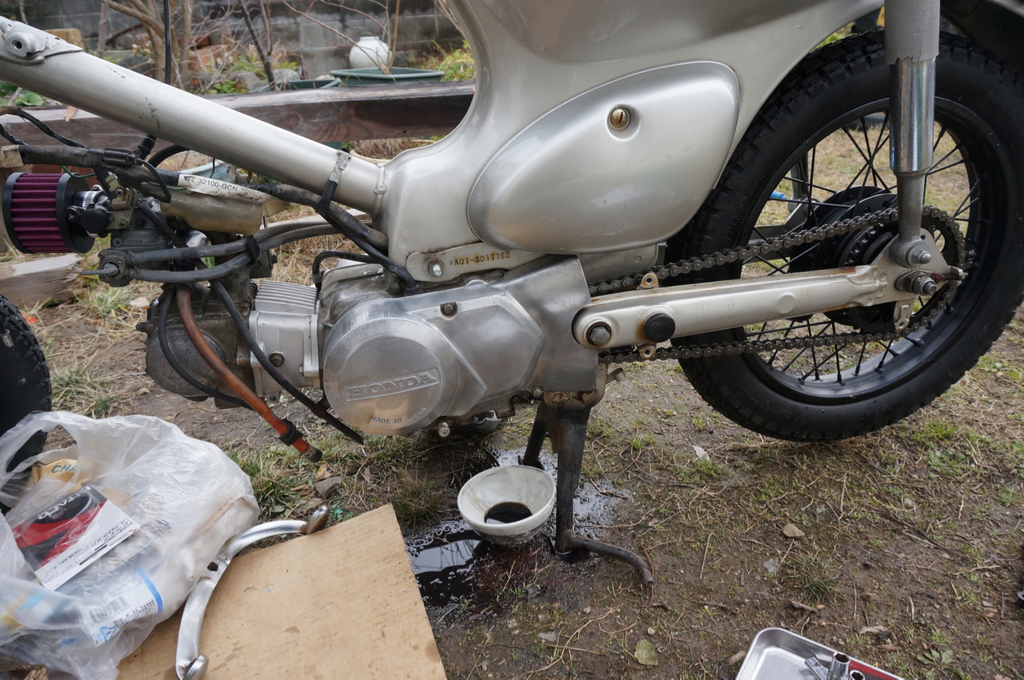 リトルカブのボアアップ 最後に大失敗 古いものが好き