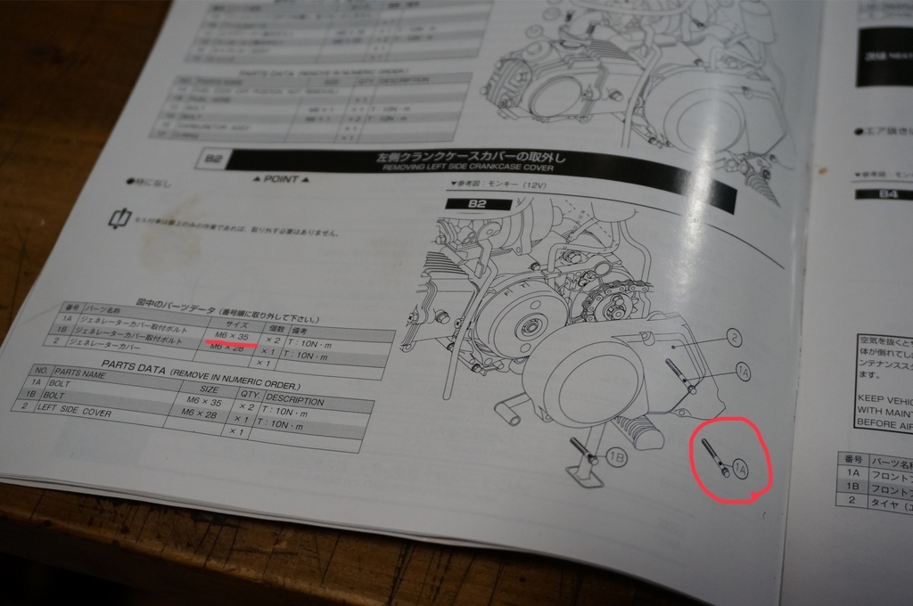 リトルカブのボアアップ