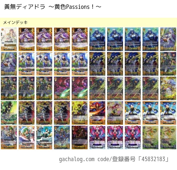 デッキリスト