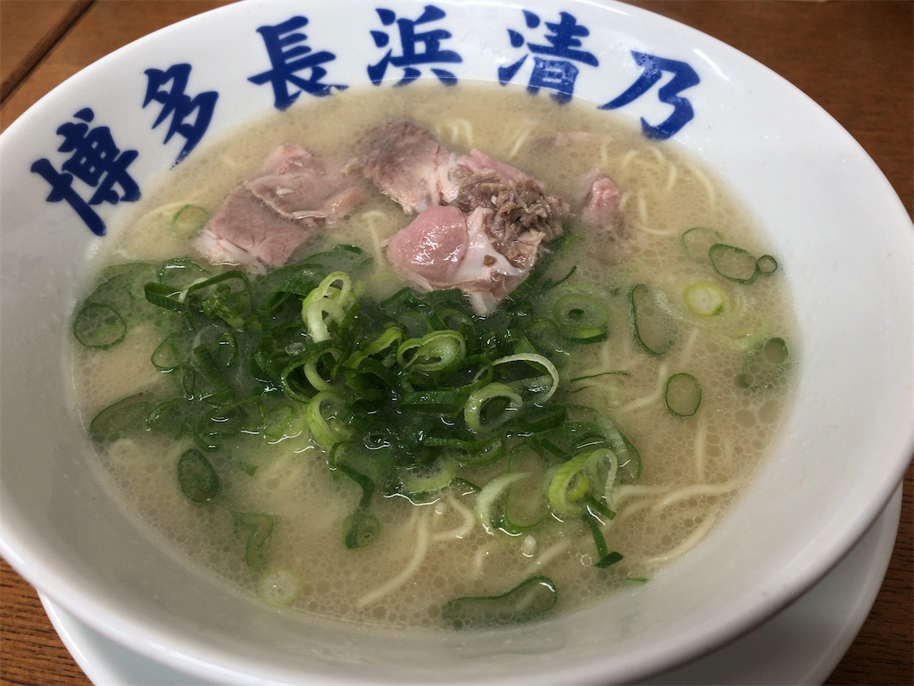 博多元祖清乃長浜ラーメン というのが梅田の太融寺に出来ていた 温玉ブログ