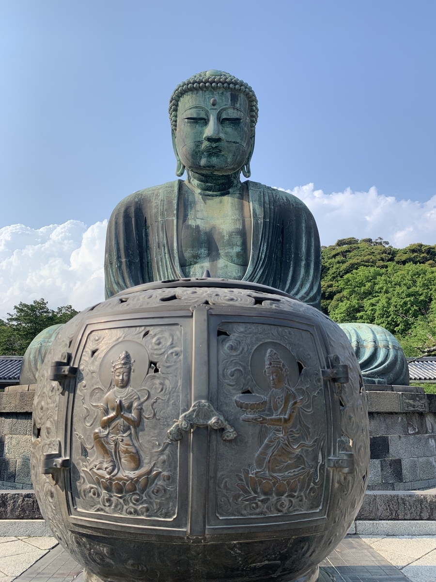 仏教美術　洛宝銘　平安鎌倉仏頭写し置物　樹脂製　仏像 米澤侊力/Kohriki Yonezawa | 阿弥陀如来坐像 米澤侊力謹刻 いま