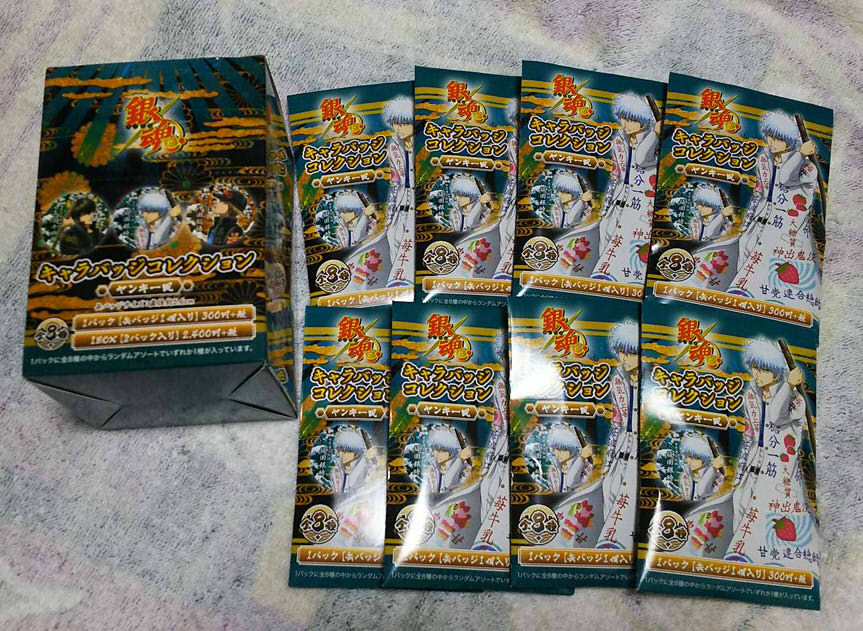 銀魂 キャラバッジ 缶バッジ サバゲー ヤンキー風 平安貴族風 銀時