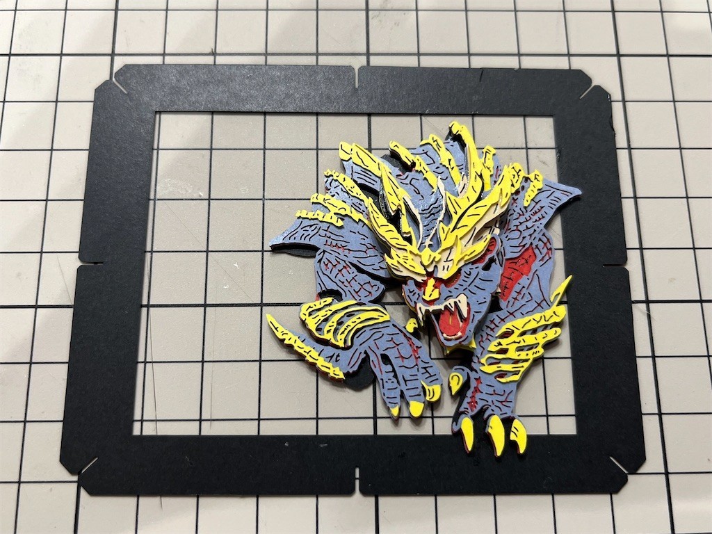 PAPER THEATER モンスターハンターライズ マガイマガドを作った - ぶ