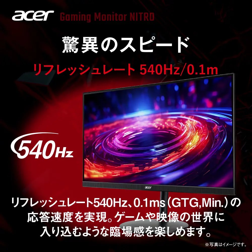 最新ゲーミングモニターAcer Nitro XV242Fbmiiprx徹底解説！540Hzの超