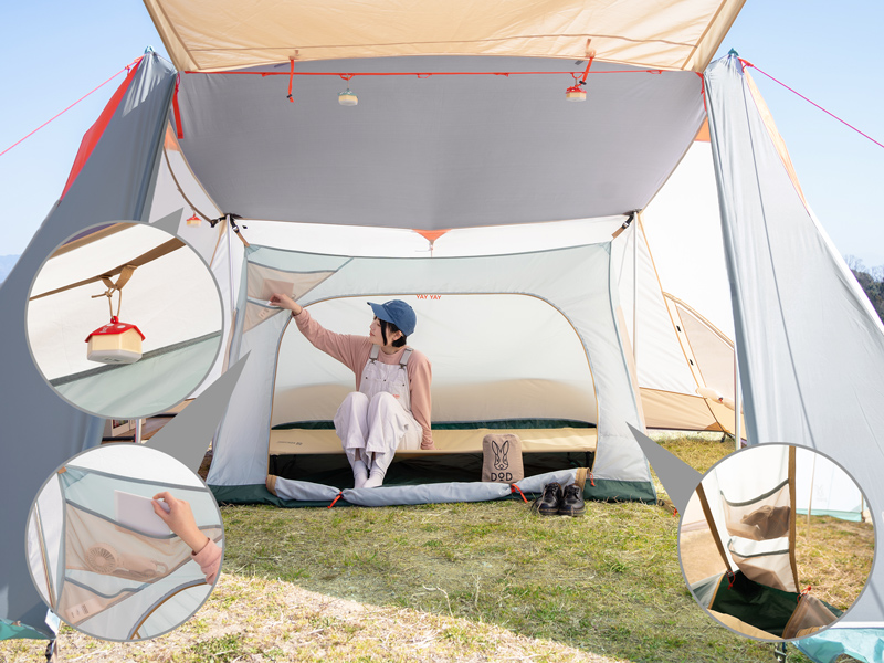 DOD新作『エコソウルイェイイェイ』テント発表！おしゃれで防犯対策も