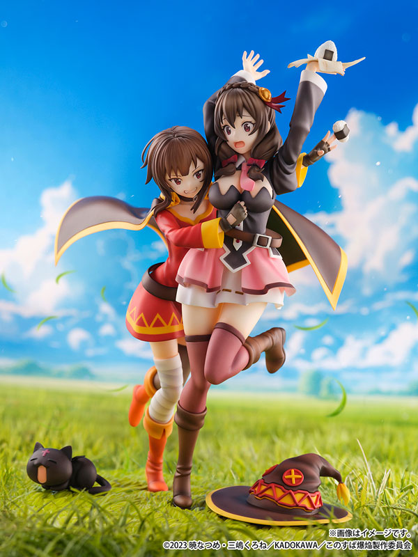 新発売【このすば爆焔フィギュア】めぐみん＆ゆんゆん 1/7