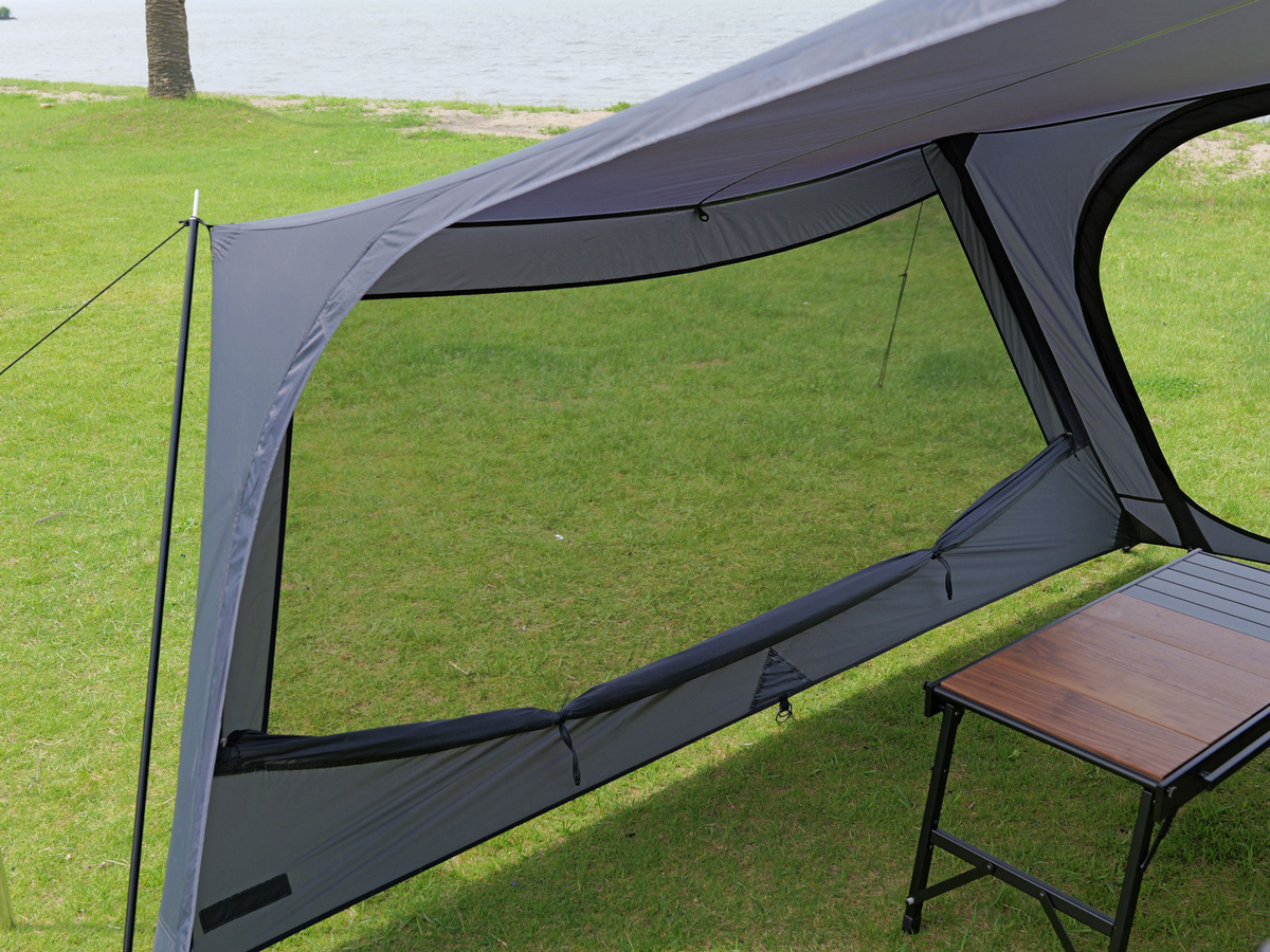 RATELWORKSシェルターテントZEELE：プライベート空間と軽量デザインで