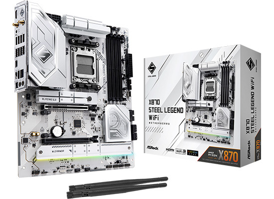 ASRock X370 Taichi マザーボード ホワイト ASRock、Wi-Fi 7＆Bluetooth 5.4対応！AMD X870/X870Eチップ