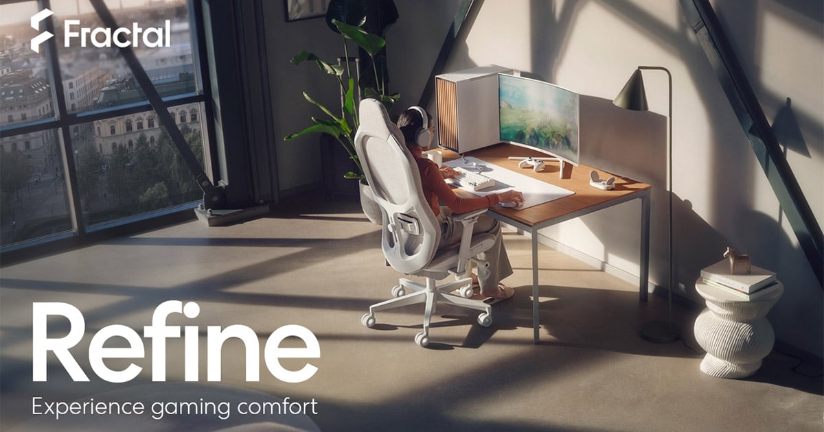 Fractal Design『Refine』シリーズが登場！北欧デザインと