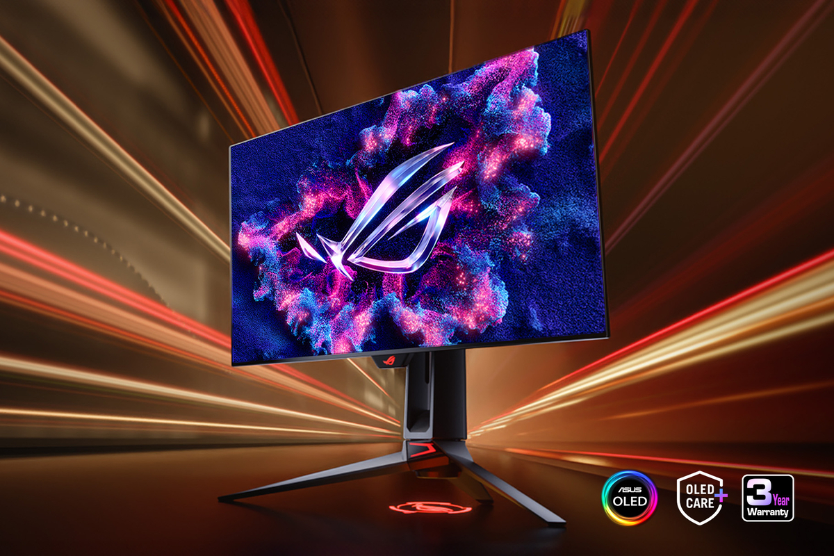 480Hzと0.03ms応答速度のゲーミングモニター登場！ASUS「ROG Swift