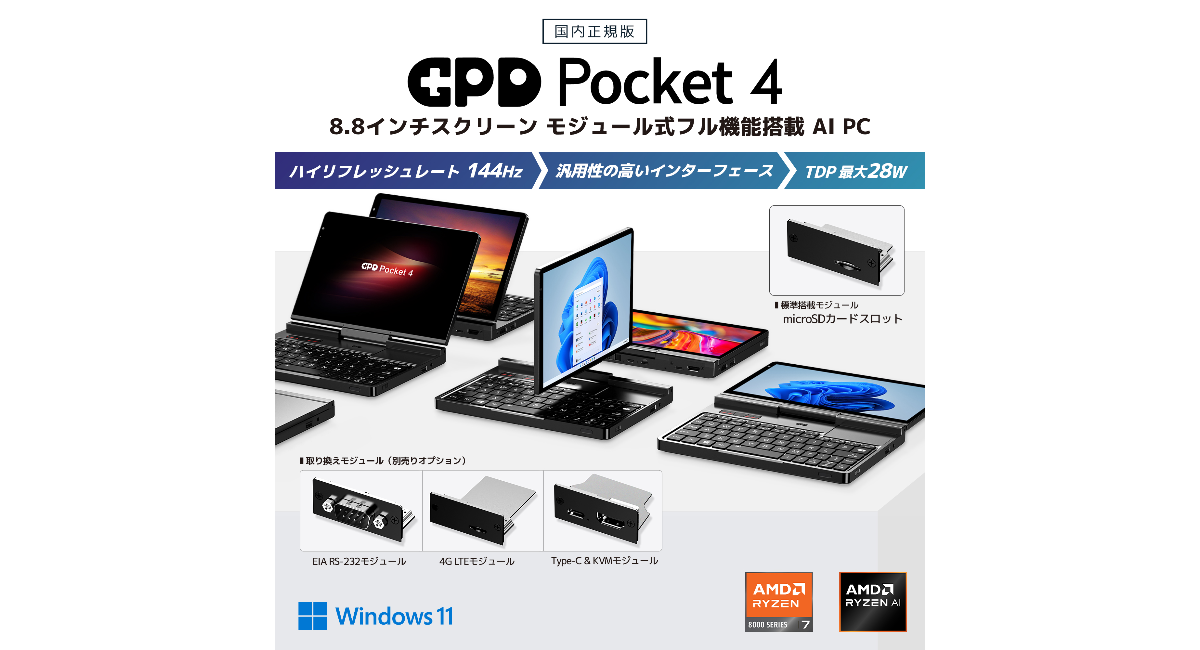 GPD Pocket 4とは