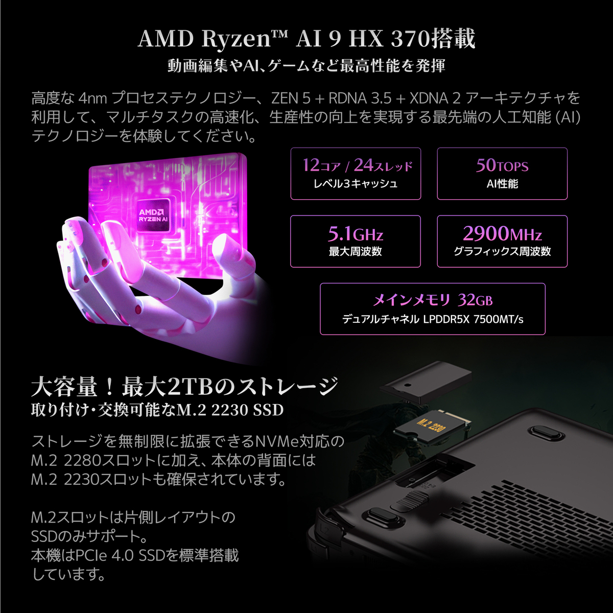 AMD Ryzen™ AI 9 HX 370
