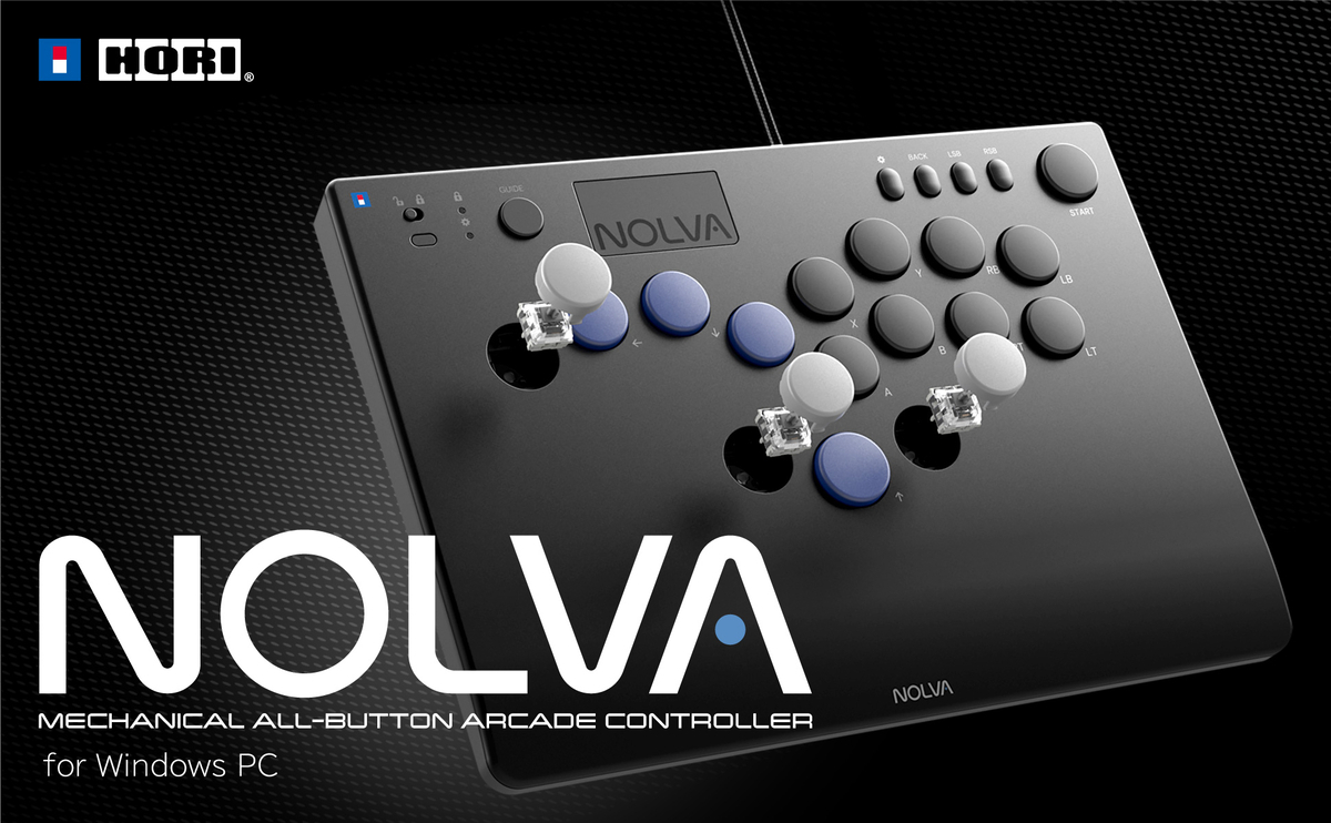 hori nolva メカニカルアーケードコントローラー ホリ『NOLVA Mechanical All-Button Arcade Controller