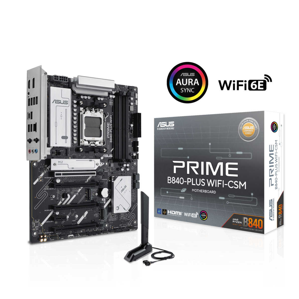 最新AMD対応】ASUS PRIME B840シリーズ｜Ryzen™ 9000対応マザーボード