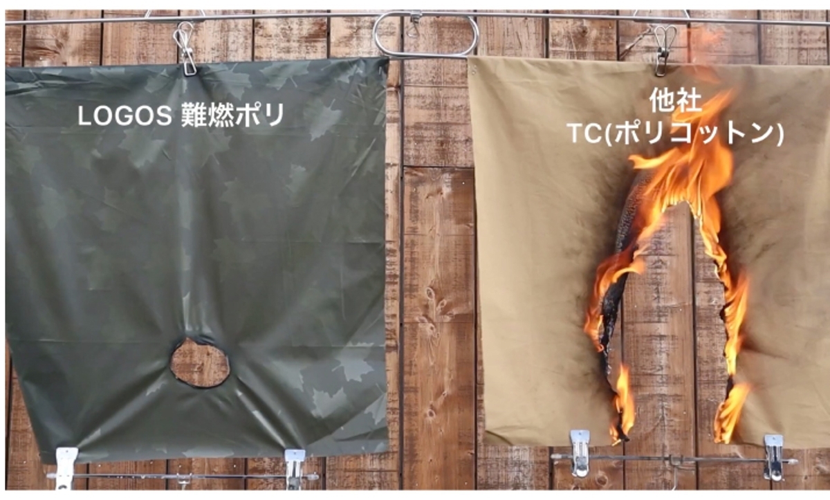 燃え広がりにくい難燃素材
