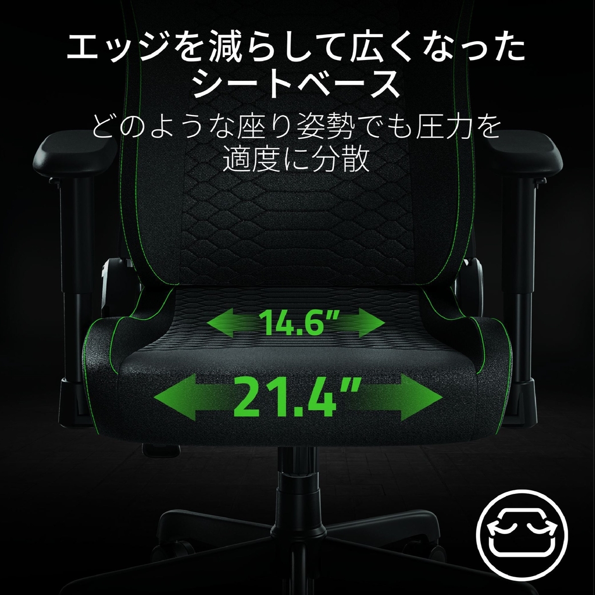広めのシートベース