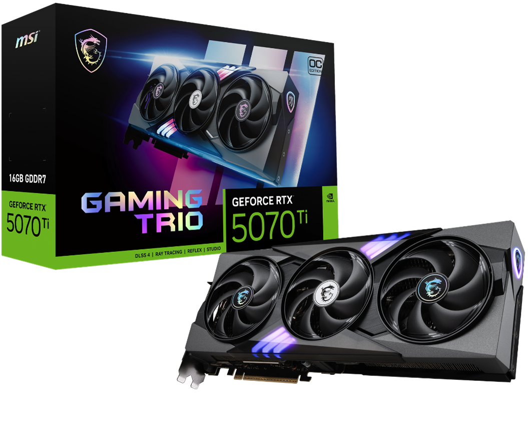 MSI「GeForce RTX 5070 Ti 16G GAMING TRIO OC」登場｜冷却強化