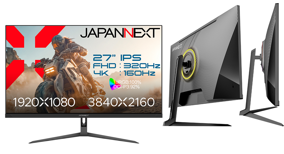 副業女子に収入源【5名限定モニター価格1000円】 4K/160Hz・FHD/320Hz対応】JAPANNEXT「JN-IPS27G1632UF」27