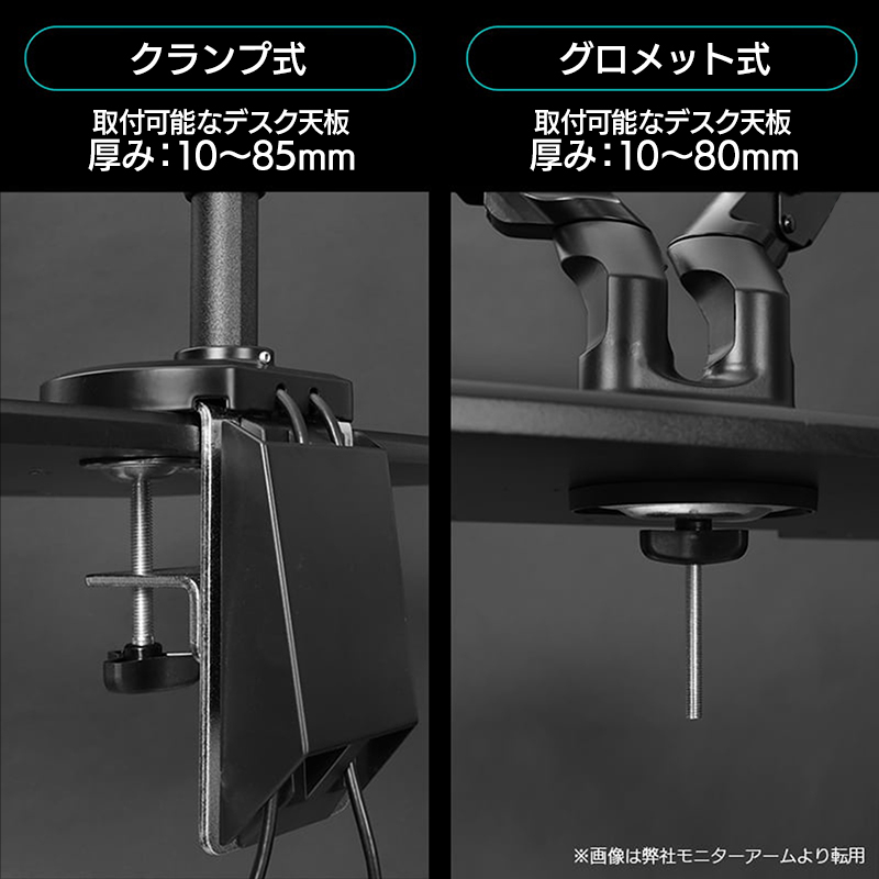 2種の固定方法