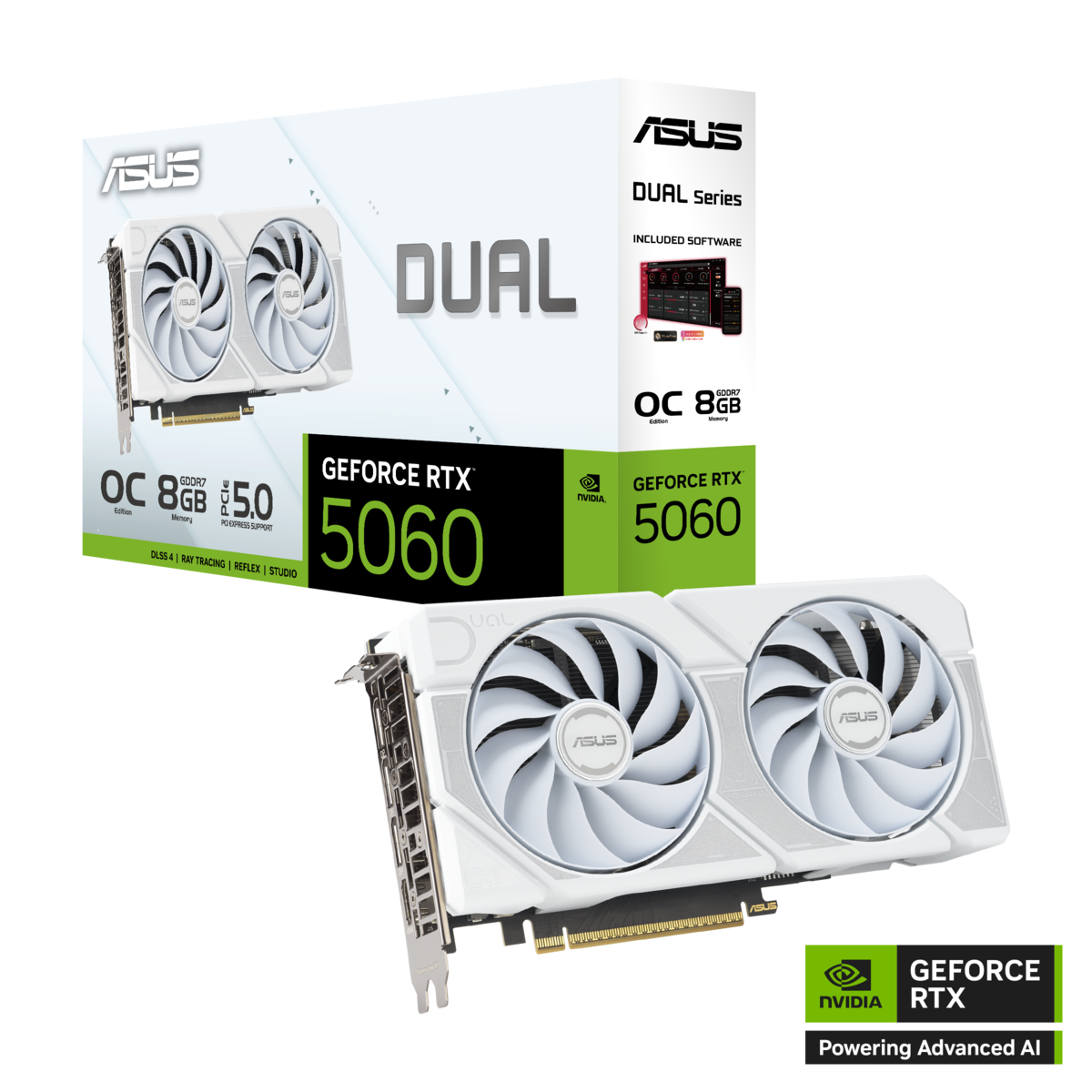 ASUS Dual GeForce RTX 5060 Ti / 5060 White OC｜白いグラボで組む