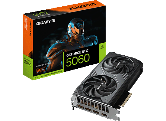 GIGABYTE RTX 5060 グラフィックボード発売｜GV-N5060WF2MAX OC-8GDの