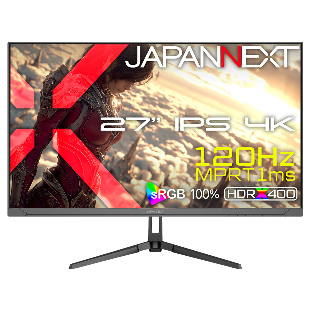 JAPANNEXT 27インチ4Kゲーミングモニター新作比較｜120Hz/1ms・PS5 4K
