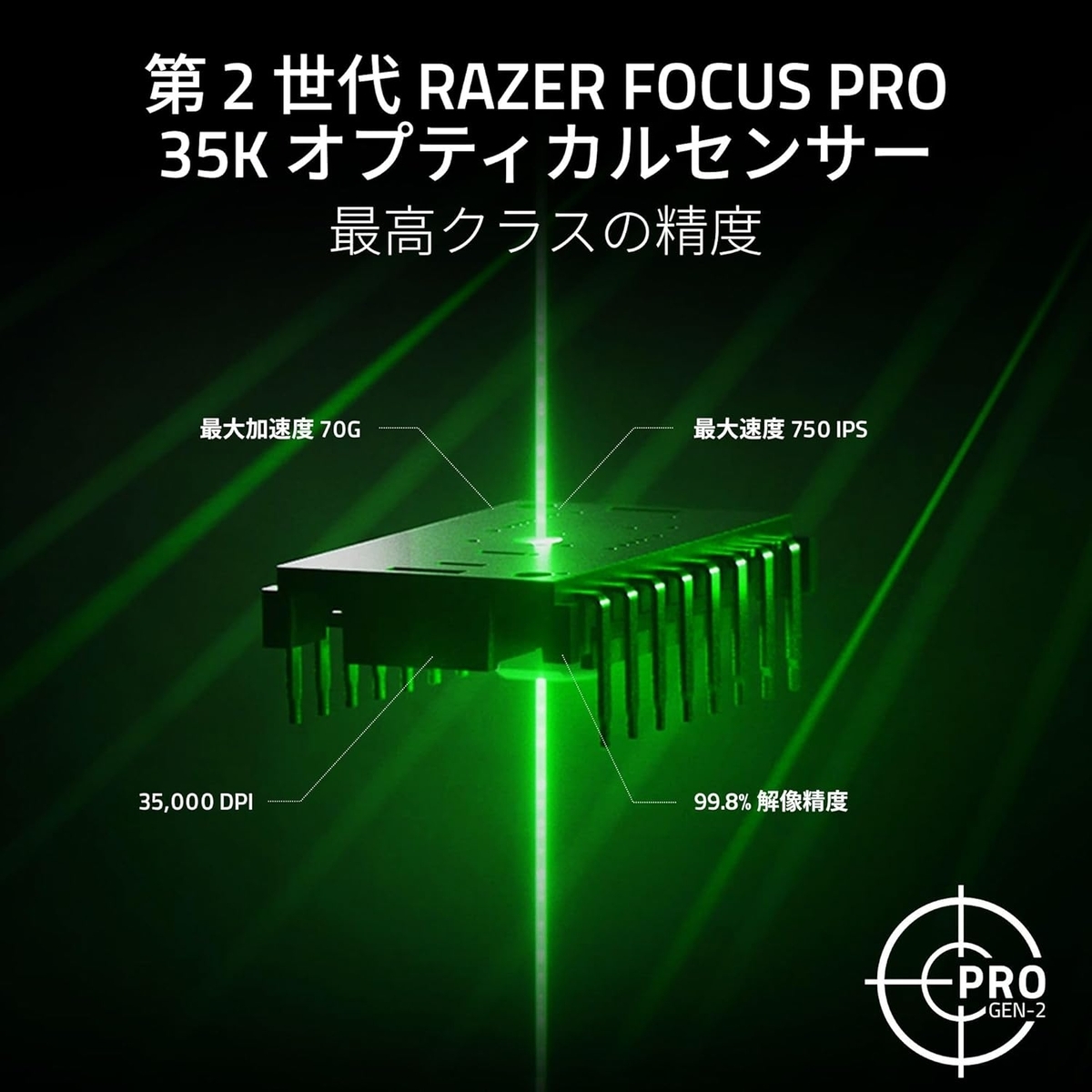 35Kセンサー搭載